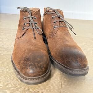 1901 Nordstrom Brand Dark Brown Suede Barrett Chukka Boots Size 10 M